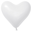 Hart Ballon Pastel Wit